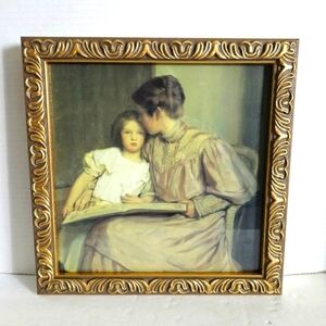 Framed Art Print "An Interlude" by William Sergeant Kendall Circa 1907